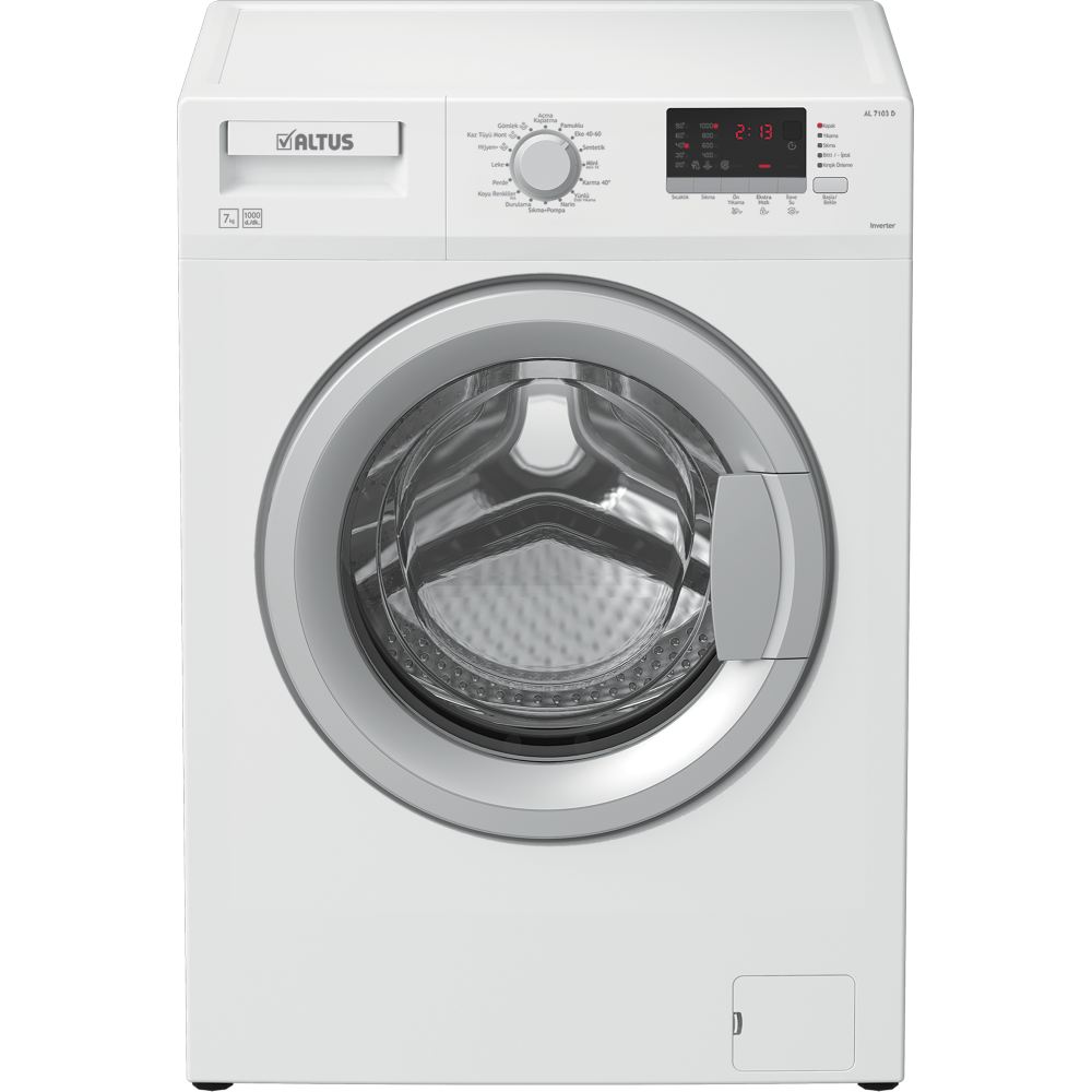 ALTUS AL 7103 D Çamaşır Makinesi (1000 DEVİR/İNVERTER MOTOR/7 KG/XL KAPAK/BEYAZ)